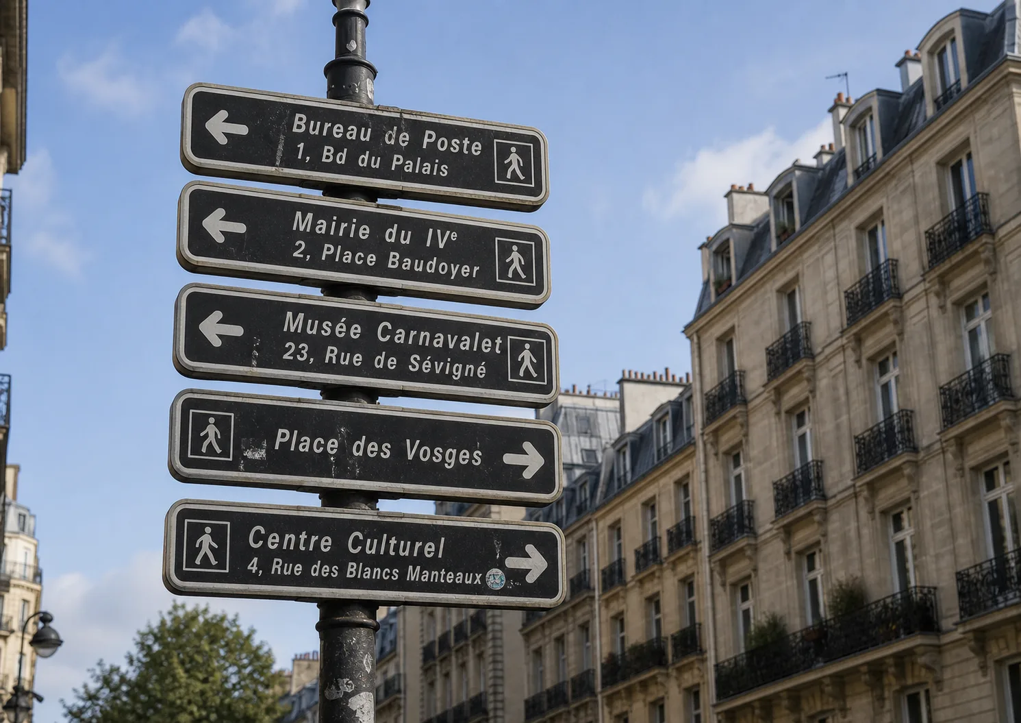 Translated sign or label image after AI image translation