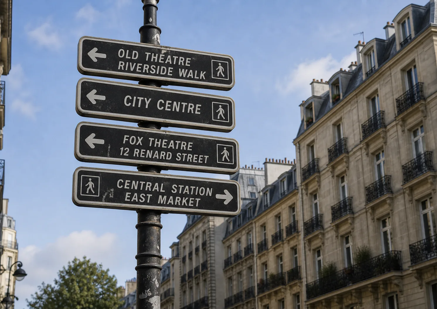 Original sign or label image before translation